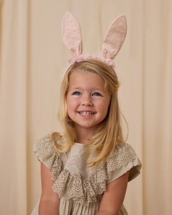 Noralee Bunny Headband Blush - Little French Heart