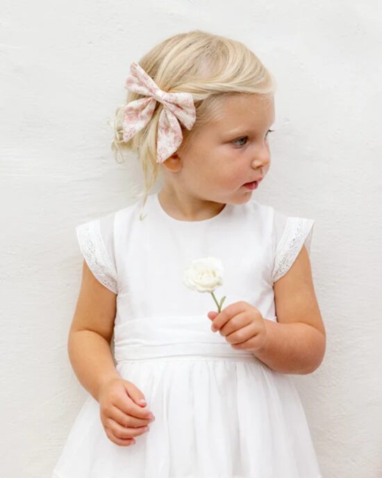 Noralee Dahlia Dress White - Little French Heart 4