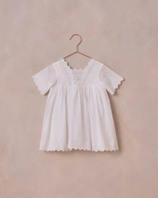Noralee Eleanor Dress White - Little French Heart
