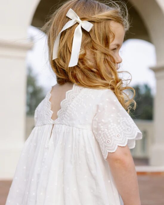 Noralee Eleanor Dress White - Little French Heart