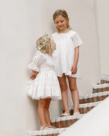 Noralee Eleanor Dress White - Little French Heart