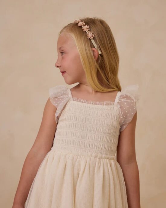 Noralee Floral Headband Blush - Little French Heart 2