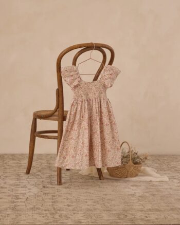 Noralee Hazel Dress Blush Garden - Little French Heart 5