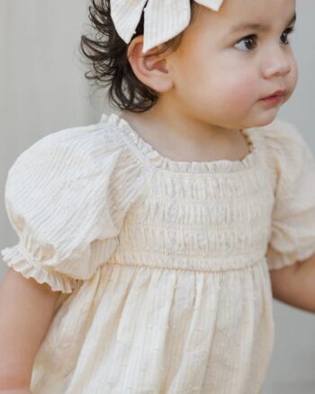 Noralee Hazel Romper Natural - Little French Heart