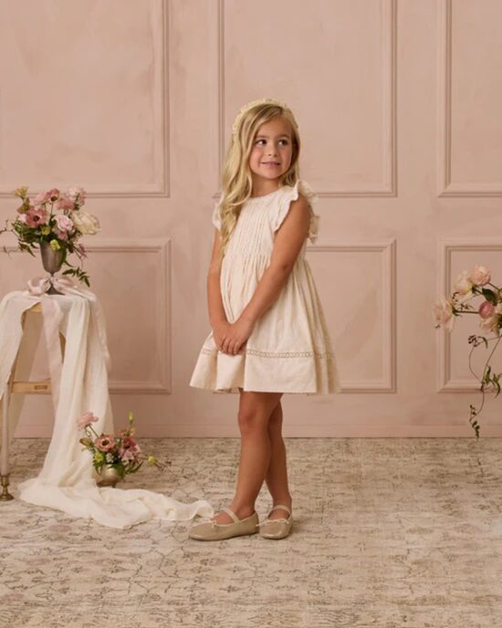 Noralee Isla Dress Natural - Little French Heart