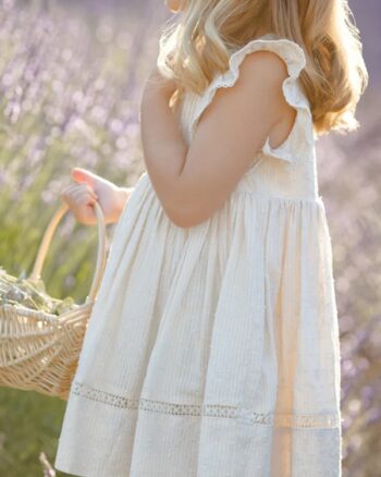 Noralee Isla Dress Natural - Little French Heart