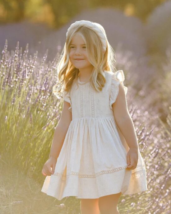 Noralee Isla Dress Natural - Little French Heart