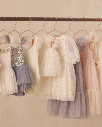 Noralee Luna Dress Confetti Ivory - Little French Heart