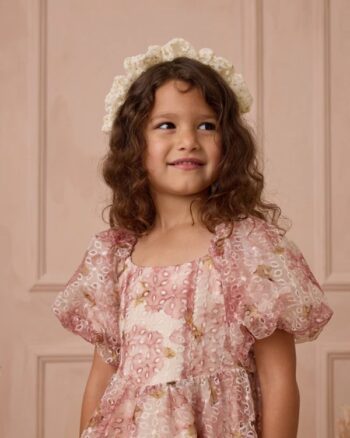 Noralee Nina Dress Pink Peonies (S4, 6) 8 Noralee Nina Dress Pink Peonies Natural - Little French Heart