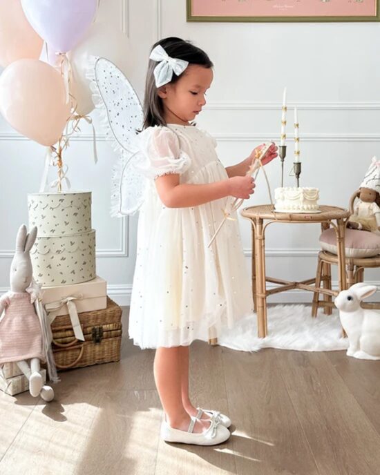 Noralee Norah Bow Ivory - Little French Heart