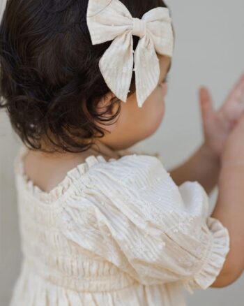 Noralee Norah Bow Natural - Little French Heart 2