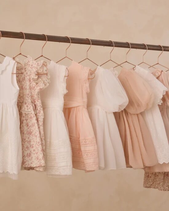 Noralee Sophia Dress Blush - Little French Heart 3