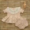 Bonjour Diary Baby Blouse & Bloomers, Golden Flower, Petal Pink 4 Bonjour Diary Baby Blouse & Bloomers, Golden Flower, Petal Pink