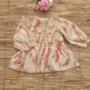 Bonjour Diary Antoinette Print Smocked Blouse