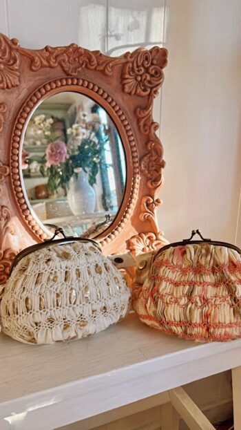 Bonjour Diary Antoinette and Golden Flower Purses