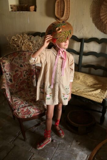 Bonjour Embroidered Madeleine Tunic with Hat