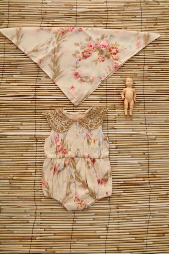 Bonjour Romper Antoinette with scarf