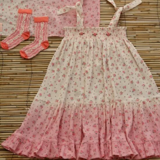 Bonjour Rosa Bloom full length