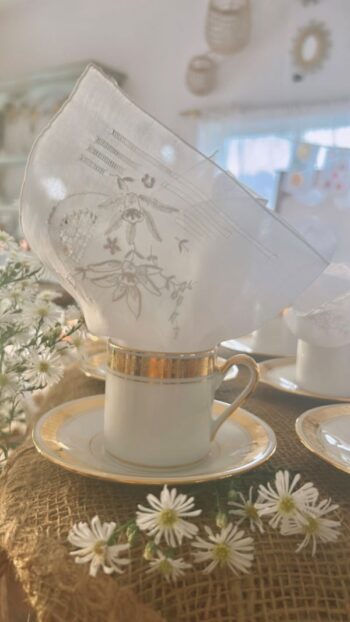 Brocante Mother's Day Gift Set édelweiss Handkerchief