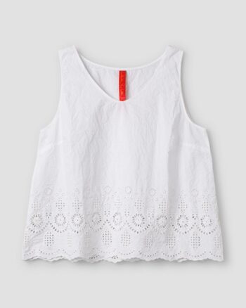 Ewa i Walla Aino White Top - 33389 - Little French Heart