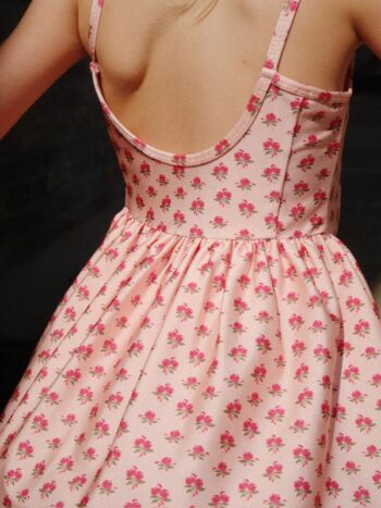 Konges Mousse dress back on girl