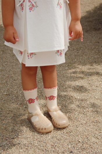 Konges Slojd 2 Pack Rose Socks ~ Rose Mix - Little french Heart