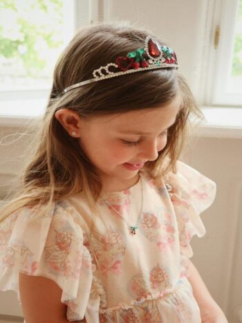 Konges Slojd Ada Fairy Dress - Twinkle Sprinkle on smiling girl