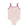 Konges Slojd Bowie Swimsuit Coeur Sangria - Little french Heart