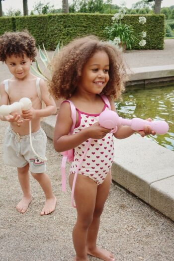 Konges Slojd Bowie Swimsuit Coeur Sangria - Little french Heart