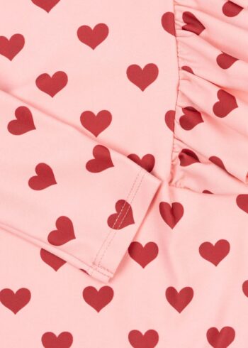 Konges Slojd Manuca Frill Onesie GRS - Little french Heart