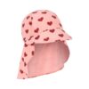 Konges Slojd Manuca Frill Sun Hat GRS ~ Amour Pink - Little french Heart