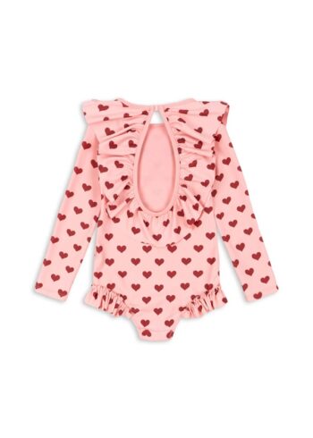 Konges Slojd Manuca LS Swimsuit GRS ~ Amour Pink 5 Konges Slojd Manuca LS Swimsuit GRS ~ Amour Pink - Little french Heart