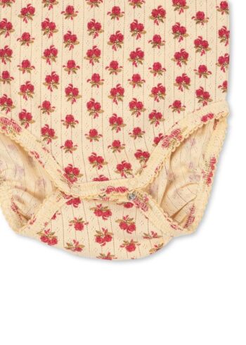 Konges Slojd Minnie Strap Body GOTS ~ Rosie Sorbet - Little french Heart