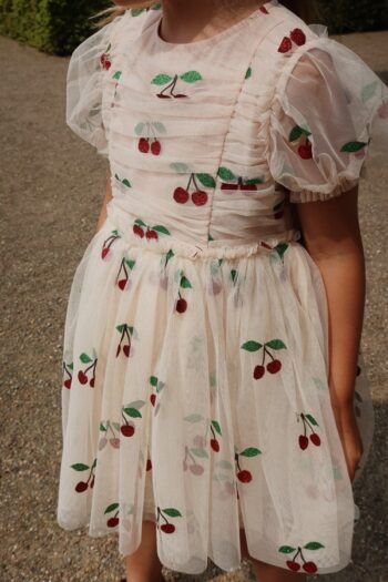 Konges Slojd Tullie Dress ~ Ma Grande Cerise Glitter - Little french Heart