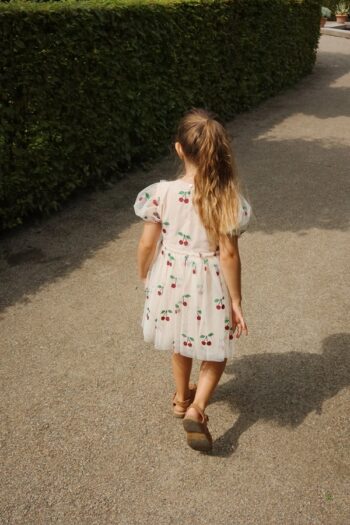Konges Slojd Tullie Dress ~ Ma Grande Cerise Glitter - Little french Heart