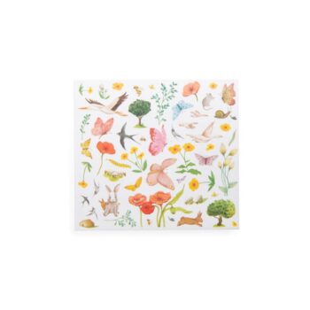 Moulin Roty Les Rosalies Pretty Transfers of Butterflies and Flowers