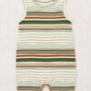 Misha & Puff Baby Tank Romper - Lawn Patio Stripe