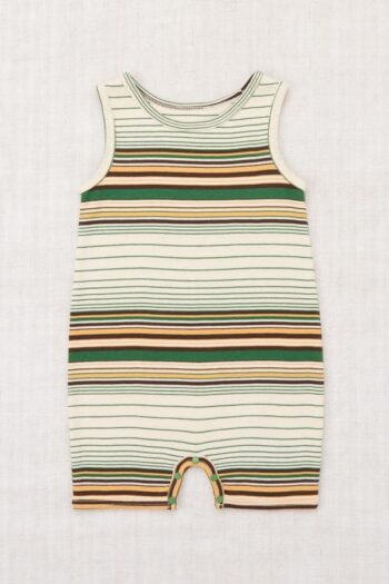 Baby Tank Romper - Lawn Patio Stripe_1