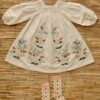 Bonjour Embroidered Garden Dress with socks