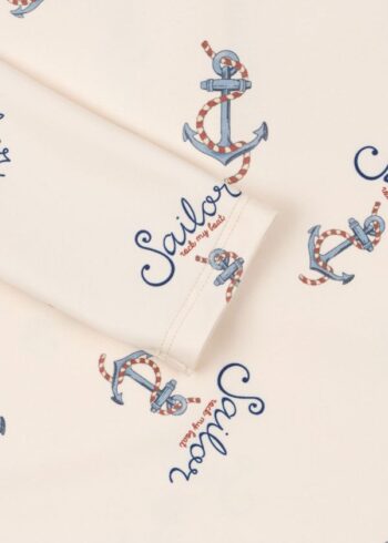 Konges Slojd Aster Onesie ~ Rock My Boat UPF +50 9 Konges Aster Onesie Rock my boat sleeve