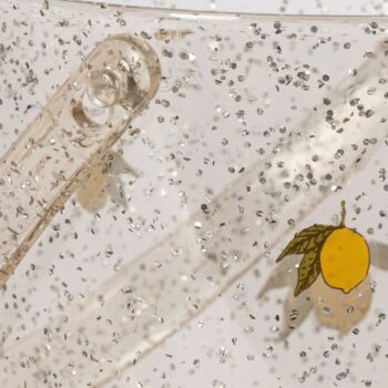 Konges Glitter Bucket and Spade Lemon so sparkly