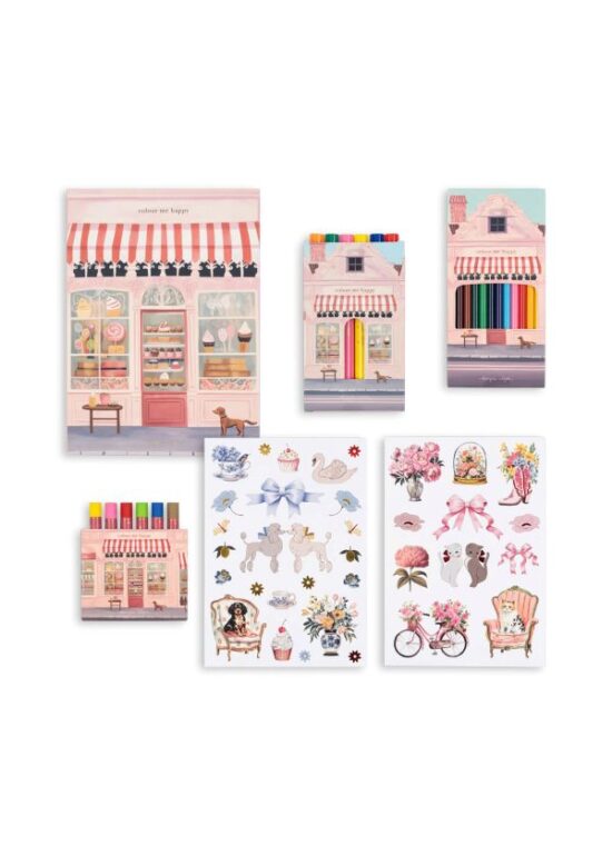 Konges Little Artist Set Pink Contents