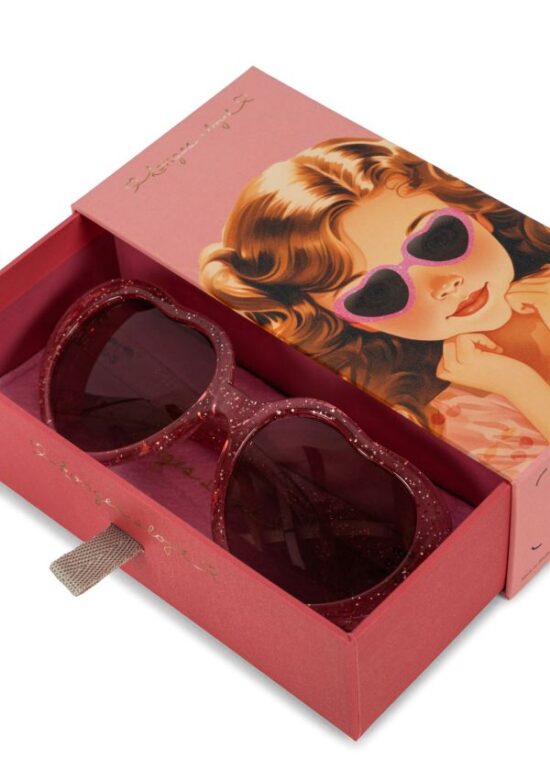 Konges Slojd Sunglasses Junior Heart with packaging cute gift