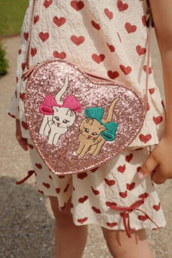 Konges Slojd tut bag sirocco with glitter and kittens
