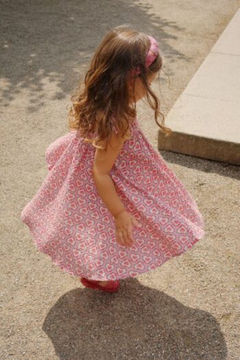 Konges Vivian Strap Dress on girl twirling