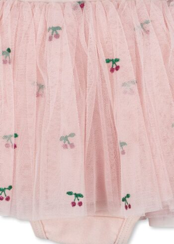 Konges marina dress tutu tulle with cherry print