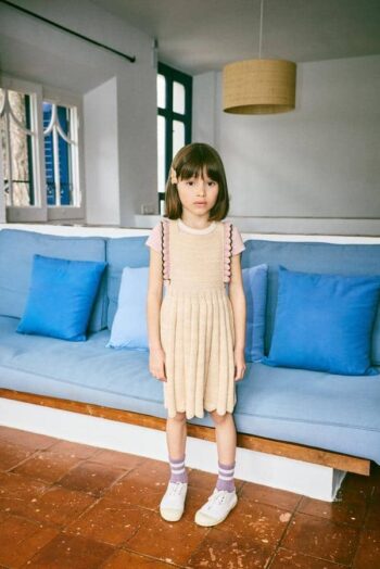 Misha & Puff Louisa Pinafore Bisque front