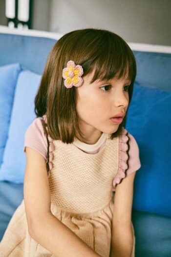 Misha & Puff Louisa Pinafore Bisque girls fashion