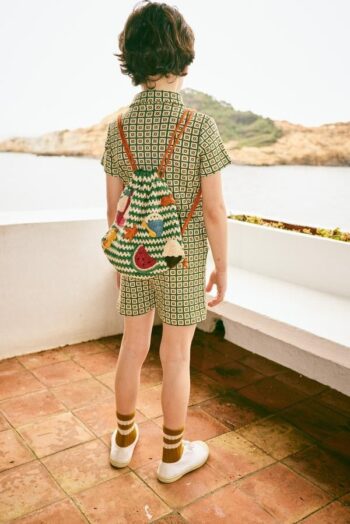 Misha & Puff Seaside Drawstring Bag Lawn back