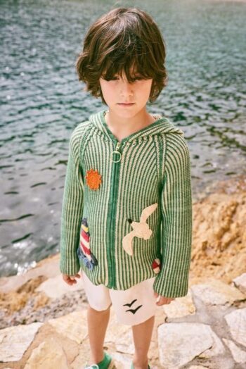 Misha & Puff Seaside Plum Island Beach Jacket Lawn kidswear